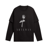 Love Is A Knife Twofer T-Shirt Black