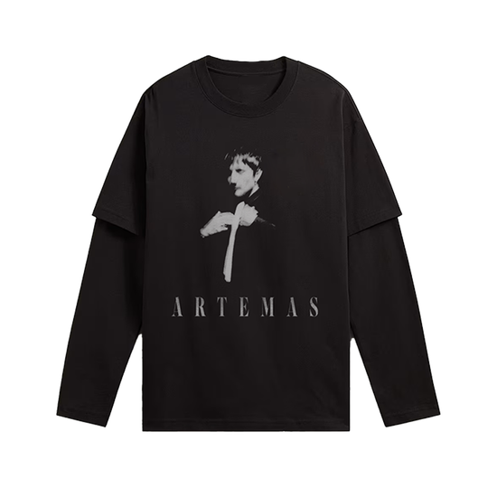 Love Is A Knife Twofer T-Shirt Black