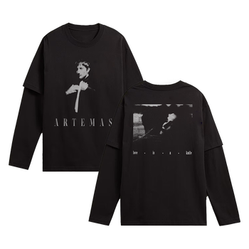 Love Is A Knife Twofer T-Shirt Black